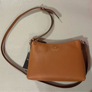 Kate Spade Bailey Crossbody Brown Leather Bag K4651 Warm Gingerbread NWT